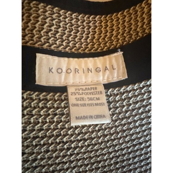 Kooringal Womens Medium Sun Visor Hat With Bow 56 cm - Picture 4 of 4